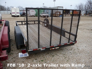 FEB '10: 2-axle Trailer with Ramp