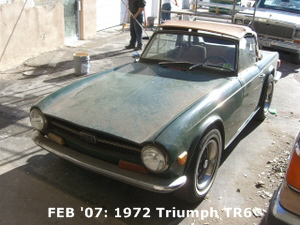 FEB '07: 1972 Triumph TR6