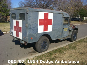 DEC '07: 1954 Dodge Ambulance