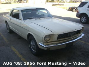 Aug '08: 1966 Ford Mustang