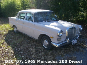 DEC '07: 1968 MB 200 Diesel