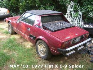 MAY '10: 1977 Fiat X 1-9 Spider Bertone