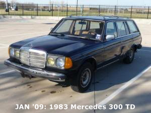 JAN '09: 1983 Mercedes 300 TD