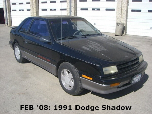 FEB '08: 1991 Dodge Shadow 
