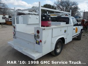 MAR '10: 1998 GMC Service Truck