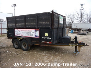 JAN '10: 2006 Dump Trailer 