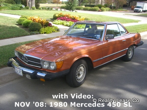 NOV '08: 1980 Mercedes 450 SL
