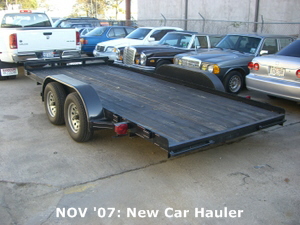 NOV '07: New Car Hauler