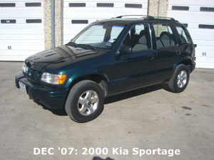 DEC '07: 2000 Kia Sportage