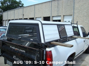 AUG '09: S-10 Camper Shell