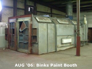 AUG '06: Binks Paint Booth