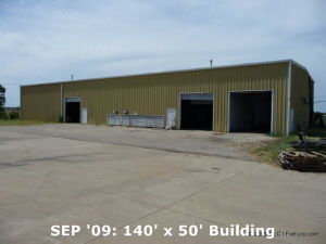 SEP '09: 140' x 50' Building