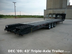 DEC '09: 43' Triple-Axle Trailer