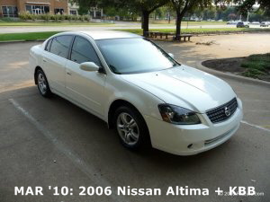 MAR '10: 2006 Nissan Altima + KBB