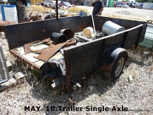 MAY '10:Trailer Single Axle