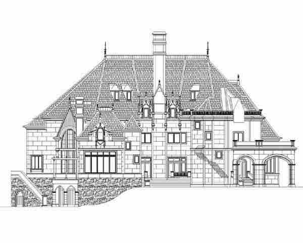 next house back elevation